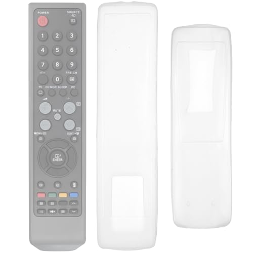 Remote Control Covers Transparent Silicone Dust Protector for Tv and Air Conditioner Remotes Flexible Fit Clear Sleeve