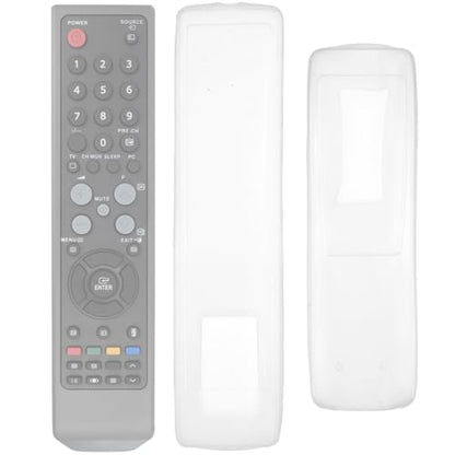 Remote Control Covers Transparent Silicone Dust Protector for Tv and Air Conditioner Remotes Flexible Fit Clear Sleeve
