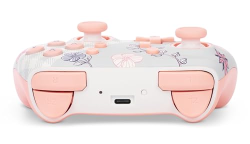 PowerA Nano Enhanced Wireless Controller for Nintendo Switch - Pikachu Garden, mini, portable, gamepad, motion controls, bluetooth - color: Pikachu Garden