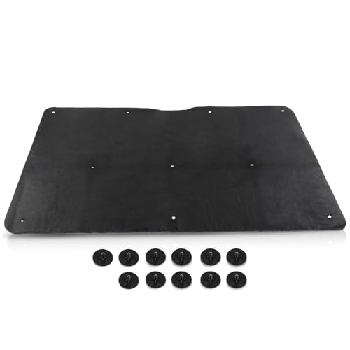 CNNELL Under Hood Insulation Pad 1/2 Inch Thick Compatible with Buick Regal 1981-1987 - style: 1981-1987 Buick Regal