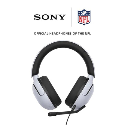 Sony INZONE H5 Wireless Over-Ear Gaming Headset PS5 Headphones, White | Plug & Play, Personalized 360 Spatial Sound, For PC/PS5/Console, 28 Hr Battery, 2.4Ghz Wireless and 3.5mm Audio Jack - color: White