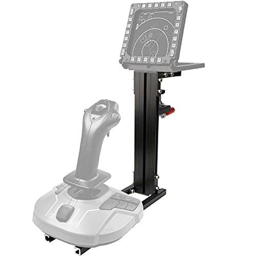 Hikig Desk Mount for Flight Sim Joystick, Throttle and HOTAS Systems - Fits Almost All Flight Sim Controllers (Game Devices Not Included) - Black