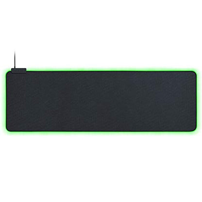 Razer Goliathus Extended Chroma Gaming Mousepad: Customizable Chroma RGB Lighting - Soft, Cloth Material - Balanced Control & Speed - Non-Slip Rubber Base - Classic Black - size: 11.6L x 36.3W inches