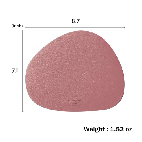 GREEDY FARMERS Mouse pad, Non-Slip Washable Waterproof Computer Mouse pad (Misty Rose) - color: Misty Rose