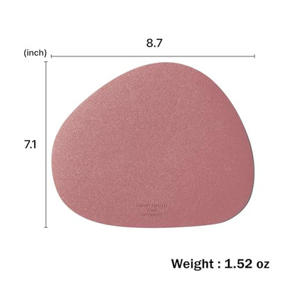 GREEDY FARMERS Mouse pad, Non-Slip Washable Waterproof Computer Mouse pad (Misty Rose) - color: Misty Rose
