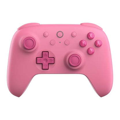 8BitDo Ultimate 2C Bluetooth Controller for Switch/Switch 2, Wireless Controller with 6-Axis Motion Control, Rumble Vibration, Refined D-Pad and Bumpers, and Hall Effect Joysticks (Pink) - color: Pink, style: Ultimate 2C