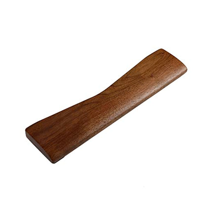 Ergonomic Wooden Wrist Rest Solid Wood Walnut for Keychron Q8 - color: Walnut Q8 Wrist Rest