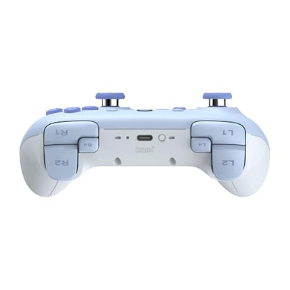 8BitDo Ultimate 2C Bluetooth Controller for Switch/Switch 2, Wireless Controller with 6-Axis Motion Control, Rumble Vibration, Refined D-Pad and Bumpers, and Hall Effect Joysticks (Blue) - color: Blue, style: Ultimate 2C