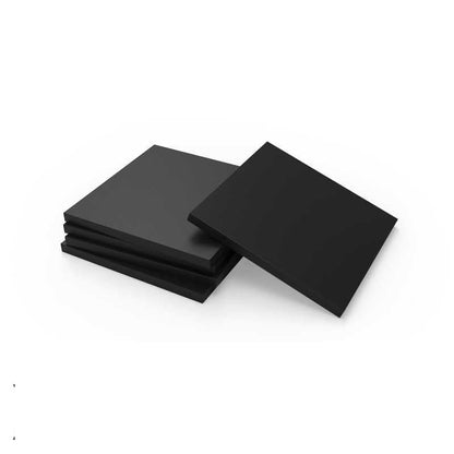 Green Stuff World 50mm Square Plastic Bases - Black, Small