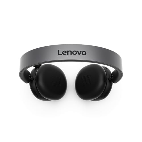 Lenovo ThinkPad Dual Mode Wireless ANC Foldable Headset 8550 (Aura Edition) – Sound by Bose, AI Noise Cancelling Mic, Microsoft Teams Certified, Bluetooth 5.3 - color: Thunder Grey, size: 2.20