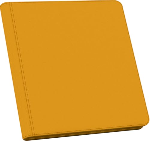 1000+ Pockets Trading Card Binder, 16 Pocket Ringless Side Loading Card Holder Album, Trading Card Album Fit for YuGiOh, MTG, TCG, Game Cards, Sports Cards, Business Cards (Yellow) - color: Yellow