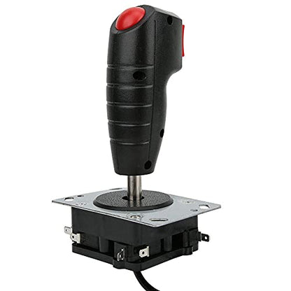 Flight Joystick 8 Way Adjustable Joystick PC Fighting Stick Parts for Video Game Simulator Flight Machines [video game]