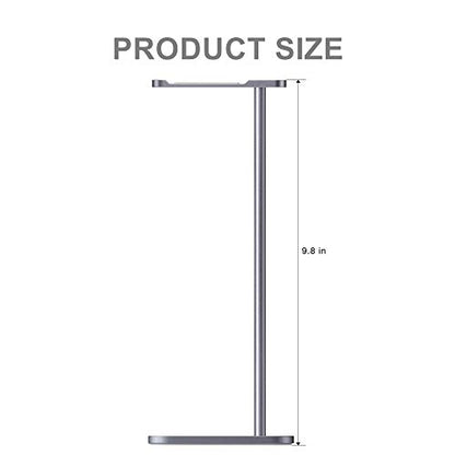 Headphone Stand for Desk, Aluminum Headset Stand (Space Gray) - color: Gray