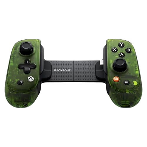 BACKBONE Pro Gaming Controller, Xbox Edition | For iPhone 15/16/17 & Android, USB-C, Bluetooth, & Wired, Play Anywhere on Any Screen, 1-Month Xbox Game Pass Ultimate - color: Xbox Edition Pro (Green), size: USB-C