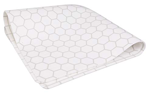 Double-Sided Role Playing RPG Game Mat- Reversible Silicone Battle Matte Grid w Hexes and Squares- XL 20"x20"-Foldable, Rollable, Wet Eraseable - Made for D&D Dungeons Dragons, Pathfinder and More | Foldable Silicone Battle Map, Wet Erase and Rollable, fo
