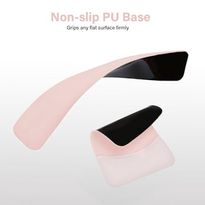 MOSISO Wrist Rest Support Mouse Pad & Keyboard Set, Baby Pink | Rectangular Ergonomic Mousepad, Non-Slip Base, Home/Office Pain Relief & Easy Typing, Neoprene Cloth & Raised Silicone Lining - color: Baby Pink