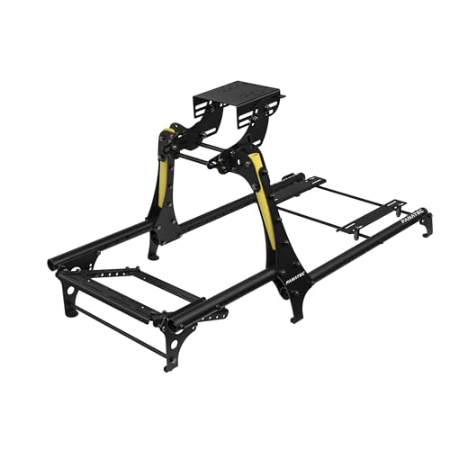 Fanatec Sim Racing CSL Cockpit V1.5 – Strong and Lightweight, Steel-Reinforced Aluminum Frame, Universal Wheelbase Mounting Bracket, GT Driving Position, Easy Assembly – Black