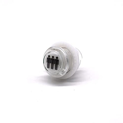 Arcity 4 Pcs/Lot 24mm Arcade LED Push Buttons Illuminated 1P 2P 3P 4P Players Lit with Microswitch for Arcade Machine Games Console Parts 5V White New - color: 1P 2P 3P 4P