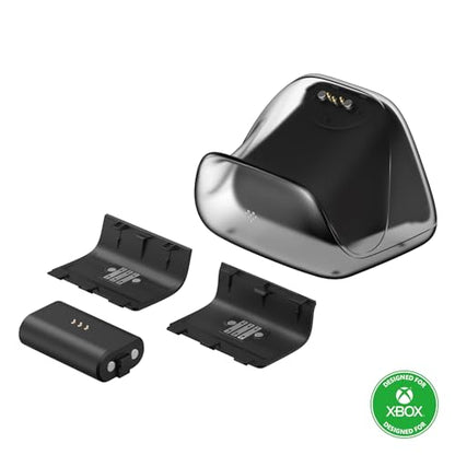 8BitDo Charging Dock for Xbox Wireless Controllers, Xbox Charging Station with Magnetic Secure Charging for Xbox Series X|S and Xbox One Controller - Officially Licensed (Black) | Officially licensed, Xbox Series X|S and Xbox One wireless controllers,1100