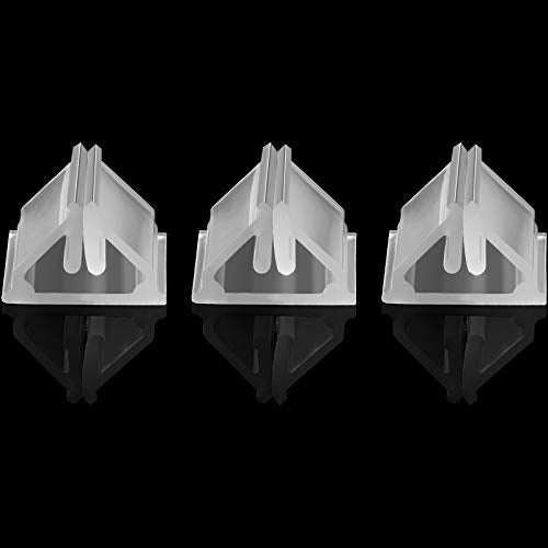 Jetec 48 Pieces Plastic Game Piece Card Stands Clear Game Card Display Holders Picture Stands Markers DIY Playing for Board Party Favor Photos Memos Pictures Display, 0.7 x 0.63 Inches