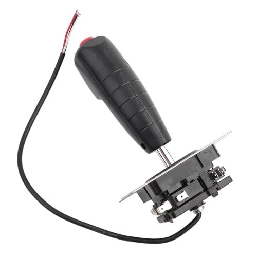 Beufee 8 Way Flight Joystick, Game Joystick Pc Fighting Stick Parts Pc Fighting Stick Parts for Video Game Simulator Flight Machines