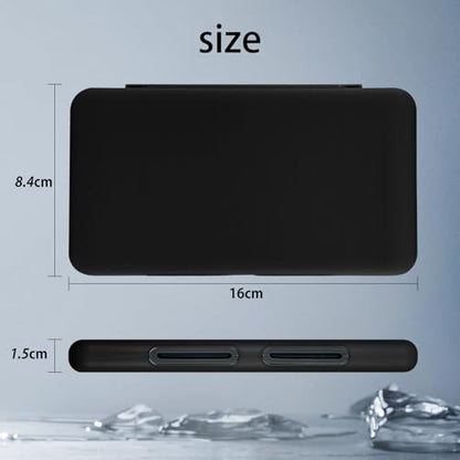 ONETIAOLONG Switch Game Case Holder for Switch 2 & OLED & Lite with 24 Cartridge Slots and 48 Micro SD Card Storage with Magnetic Closure,Protective Hard Shell and Soft Lining for Easy carrying - color: Black, style: 24-slots