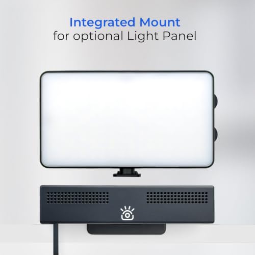 iContact Camera Pro 4K HD Webcam Charging | Eye Contact, Noise Cancelling Mic, Plug and Play USB for Mac & PC Zoom Certified, Works with Teams, Meet, and Video Calls