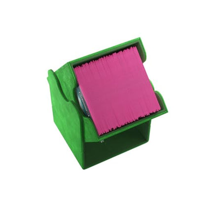 GameGenic Deck Box – Squire XL Green 100CT – Durable and Sturdy TCG, OCG, CCG Card Storage – Compatible with Pokemon, Yugioh, Commander, and MTG Magic: The Gathering Cards - color: Green