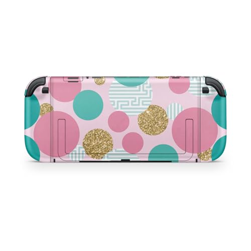 Gaming Skin Compatible with Nintendo Switch 2 Console Only - Golden Bubbles - Premium 3M Vinyl Protective Wrap Decal Cover - Easy to Apply | Crafted in The USA by MightySkins - color: Golden Bubbles, size: Switch 2 Console Skin Only, style: Matte Finish