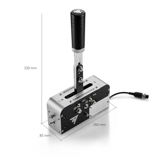 Thrustmaster TSS Handbrake and Sequential Lever - PS5, XBOX and PC | 2 different modes for Rally and GT, works with Thrustmaster steering wheels, progressive, aluminum and steel frame