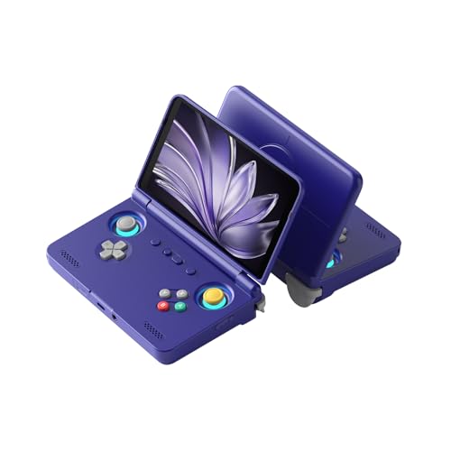Retroid Pocket Flip 2 Retro Game Console, 5.5" AMOLED 1080P Display, Hall Effect Sticks, 5000mAh Battery, Portable Android Handheld (GC) - color: Gc