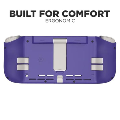 CRKD Nitro Deck Limited Edition with Carry Case - Professional Handheld Deck with Zero Stick Drift for Nintendo Switch and Switch OLED (Retro Purple - Nostalgia Collection) - color: Retro Purple