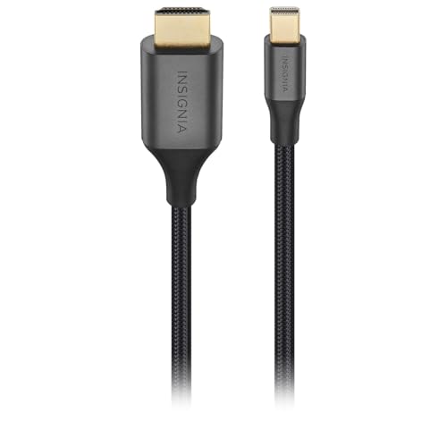 Insignia - 6' Mini DisplayPort-to-HDMI Cable - Black - size: 6 ft, style: 6 ft