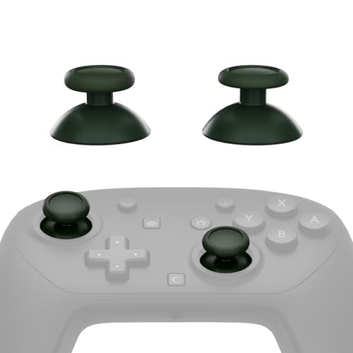 eXtremeRate Replacement 3D Joystick for Nintendo Switch 2 Pro Controller, Left Right Analog Stick Thumbsticks with Screwdriver Tools for Switch 2 Pro Controller, Multi-Colors Options - Deep Pine Green - color: Deep Pine Green