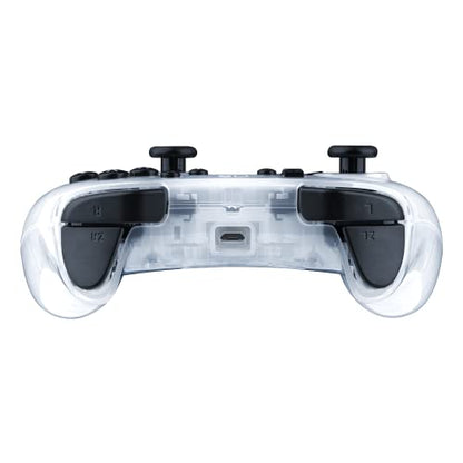 PDP Rock Candy Enhanced Wired Nintendo Switch Pro Controller, Switch Lite/OLED Compatible, Compact Durable Ergonomic Non-Slip Joystick (Frost White) - color: Frost White