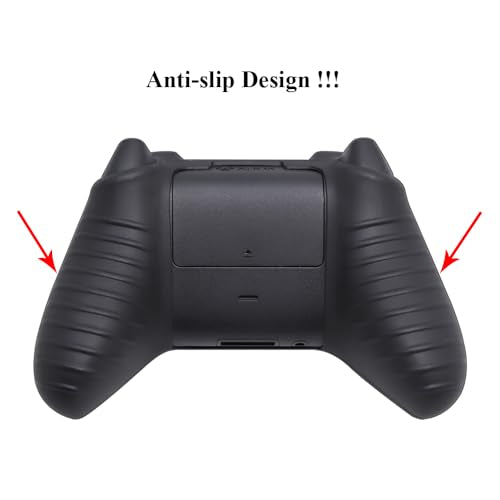 Anti-Slip Silicone Protective Cover Skin for Xbox Series X S Controller, Soft Rubber Case Protector for Xbox Core Wireless Controller with Thumb Grip Gaps