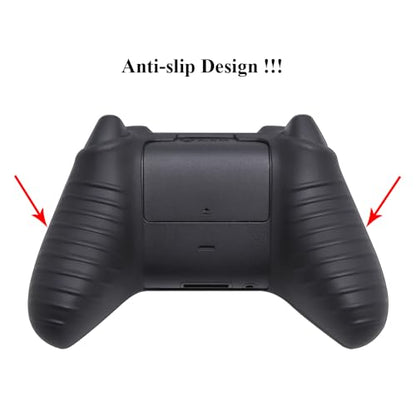 Anti-Slip Silicone Protective Cover Skin for Xbox Series X S Controller, Soft Rubber Case Protector for Xbox Core Wireless Controller with Thumb Grip Gaps