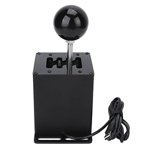 Sim Racing Shifter, USB Simulator Shifter 7+R Shifter H Gear Lever Shifter Sim Shifter for ATS ETS Dust WRC Sim Racing Game