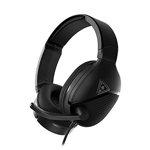 Turtle Beach Recon 200 Gen 2 Wired Multiplatform Gaming Headset, Xbox, PS5 | Xbox Series X|S & Xbox One, PlayStation, PS4, PC, Powered Bass Boost, Flip-to-Mute Mic, Mic Monitoring, Memory Foam, Black - color: Gen 2 Black