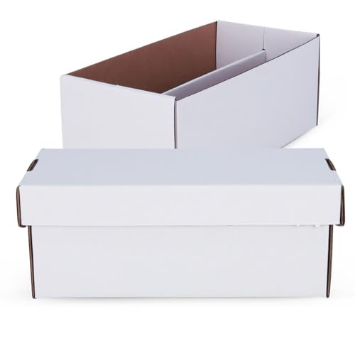 BCW 3ct Graded Shoe Box - Card Storage Holds 300 Toploaders & 100 Graded Cards - size: 3 Pack