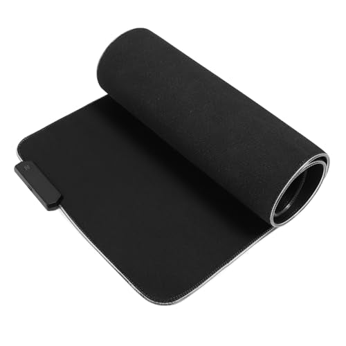 Extra Large RGB Gaming Mouse Pad, RGB Mousepad with 14 Lighting Modes, Extended LED Desk Mat for Keyboard and Mouse, 800 x 300mm Anti Slip Rubber Base with USB Powered
