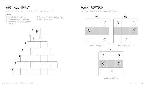 The Ultimate Fun Adult Activity Book: Logic Puzzles, Sudoku, Mazes, Word Searches, Crosswords, Acrostics, Coloring, and More!