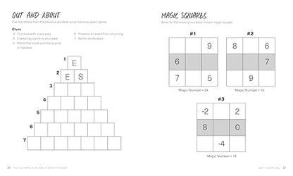The Ultimate Fun Adult Activity Book: Logic Puzzles, Sudoku, Mazes, Word Searches, Crosswords, Acrostics, Coloring, and More!