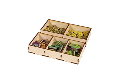 The Broken Token Game Organizer Compatible with Catan: Traders and Barbarians Expansion - style: Traders and Barbarians Expansion