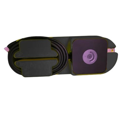 OLED Steam Deck Charger Storage Case - Compatible with Steam Deck Case Back (Black)