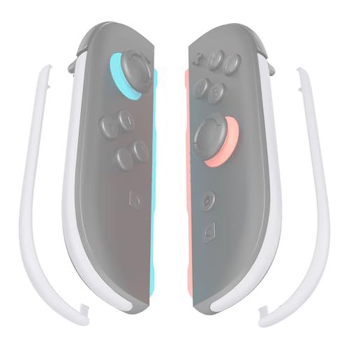 eXtremeRate Replacement Decorative Strips for Joycon 2, Custom DIY Decoration Strip Side Housing Trim Shell with Prying Stick for Nintendo Switch 2 Controller - White - color: White
