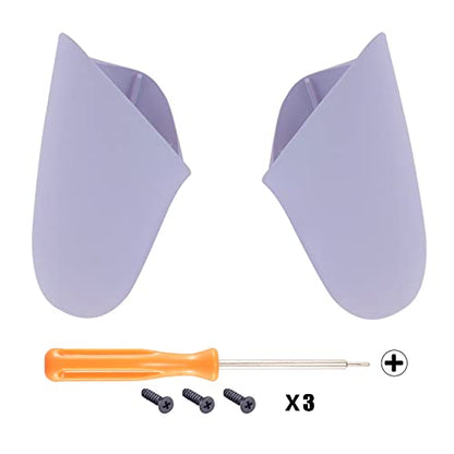 eXtremeRate Light Violet Replacement Handle Grips for Nintendo Switch Pro Controller, DIY Custom Hand Grip Shell for Nintendo Switch Pro - Controller NOT Included - color: Light Violet