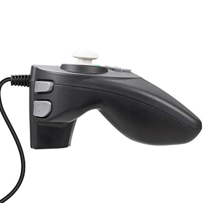 KIWITATA N64 Mini Controller, Retro N64 Wired Bit Game Pad Upgraded Joystick Remote Controller for Classic N64 Console (Black) - color: black