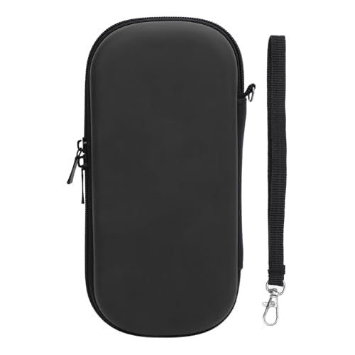 Eminchu 3000 Case, Water PU Hard EVA Carrying Case, Zippered Mesh Pocket with Durable Construction, Ideal for Game Cartridges & Accessories (Black) - color: Black