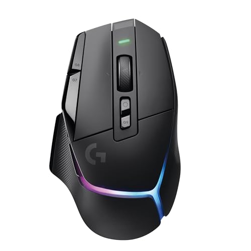 Logitech G502 X Plus Wireless RGB Gaming Mouse - Black | Optical Switches, RGB, 13 Buttons , Infinite Scroll Toggle, <130 hr Battery, USB-C, Wireless Charging Capable, for PC/MacOS - color: Black, style: Wireless